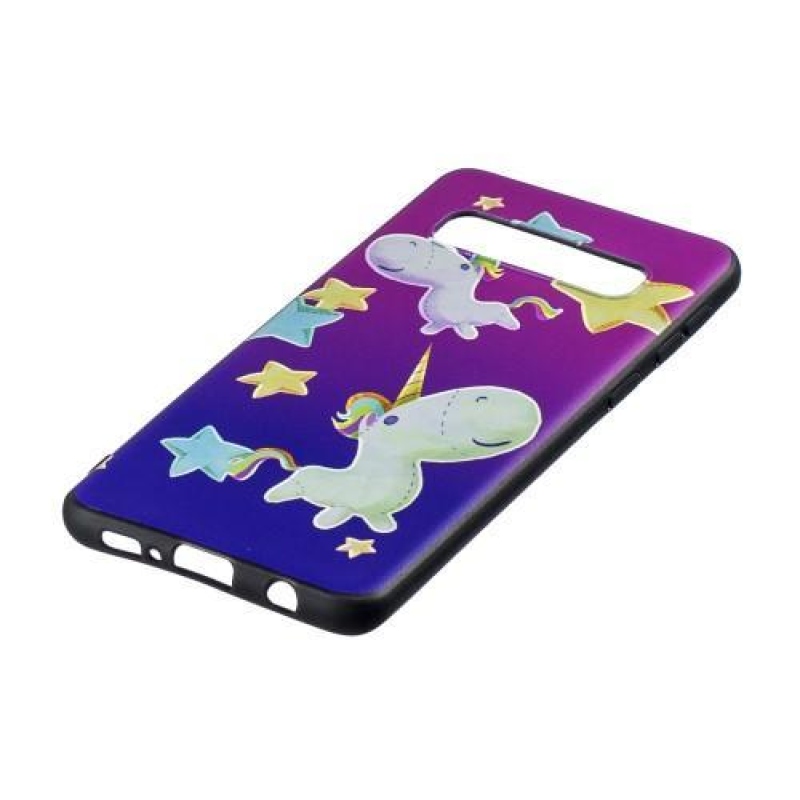 Printy gelový obal na mobil Samsung Galaxy S10 - jednorožec