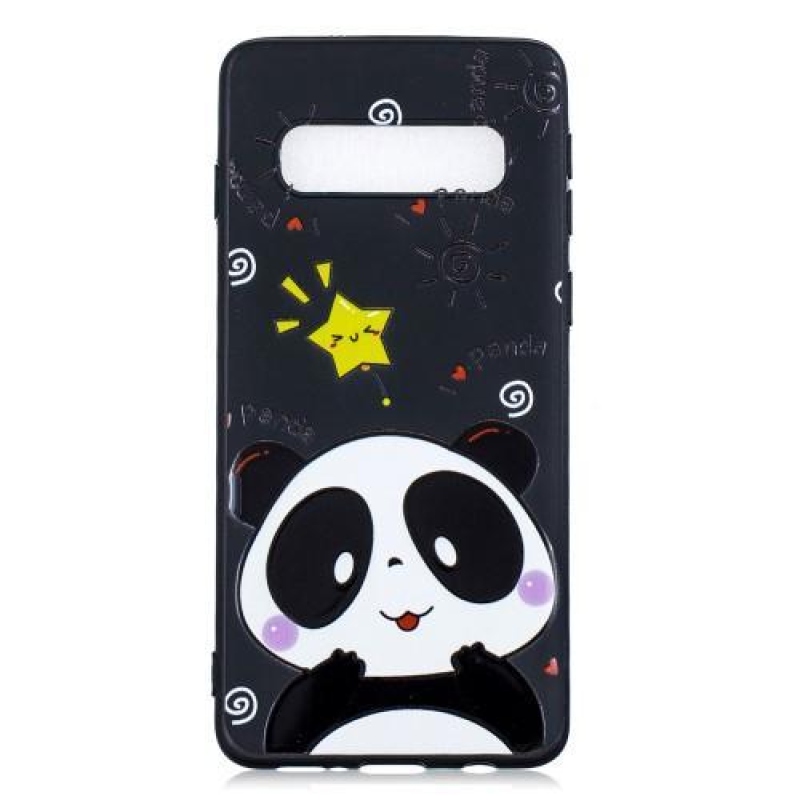 Printy gelový obal na mobil Samsung Galaxy S10 - panda