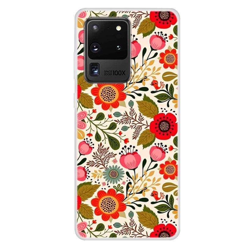 Printy gelový obal na mobil Samsung Galaxy S20 Ultra - živé květy