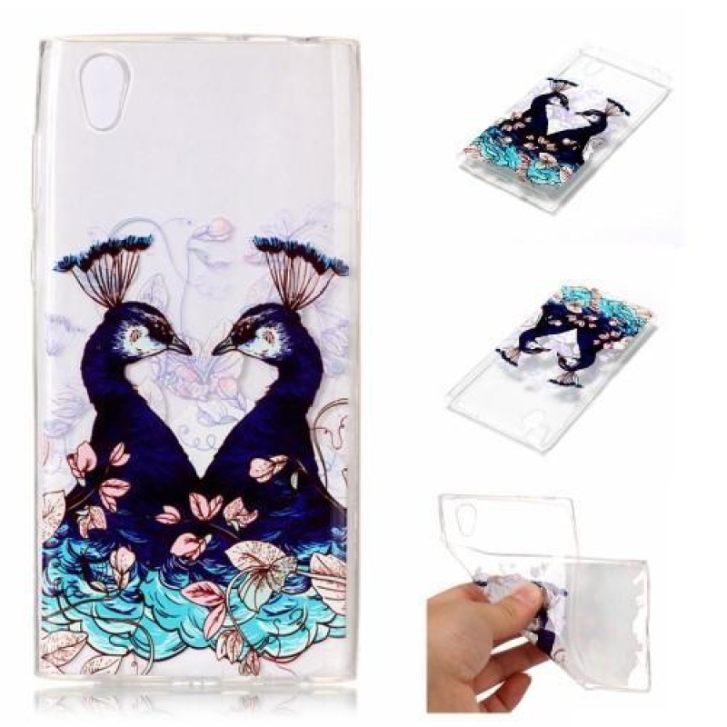Printy gelový obal na Sony Xperia L1 - pávi
