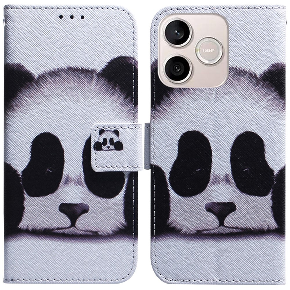 Printy knížkové pouzdro na Honor 600 Lite 5G - panda
