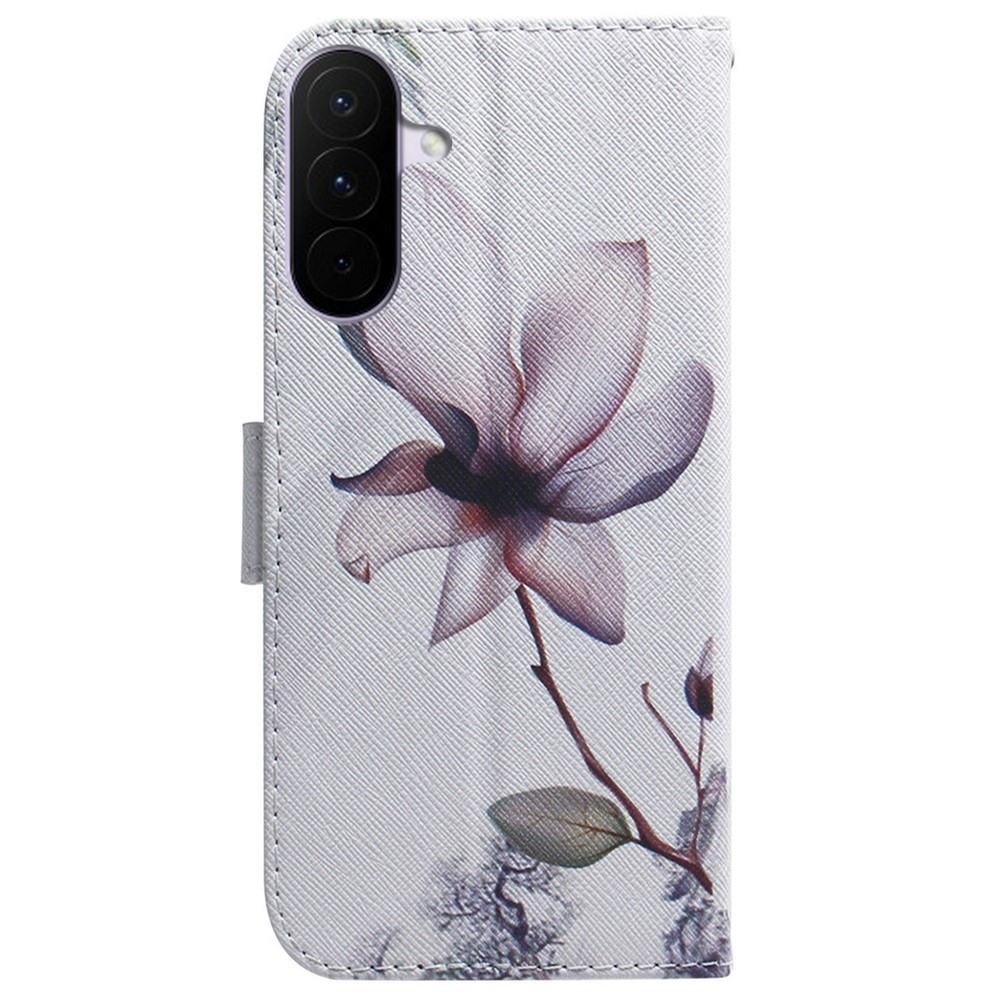 Printy knížkové pouzdro na Samsung Galaxy A27 - růžový květ