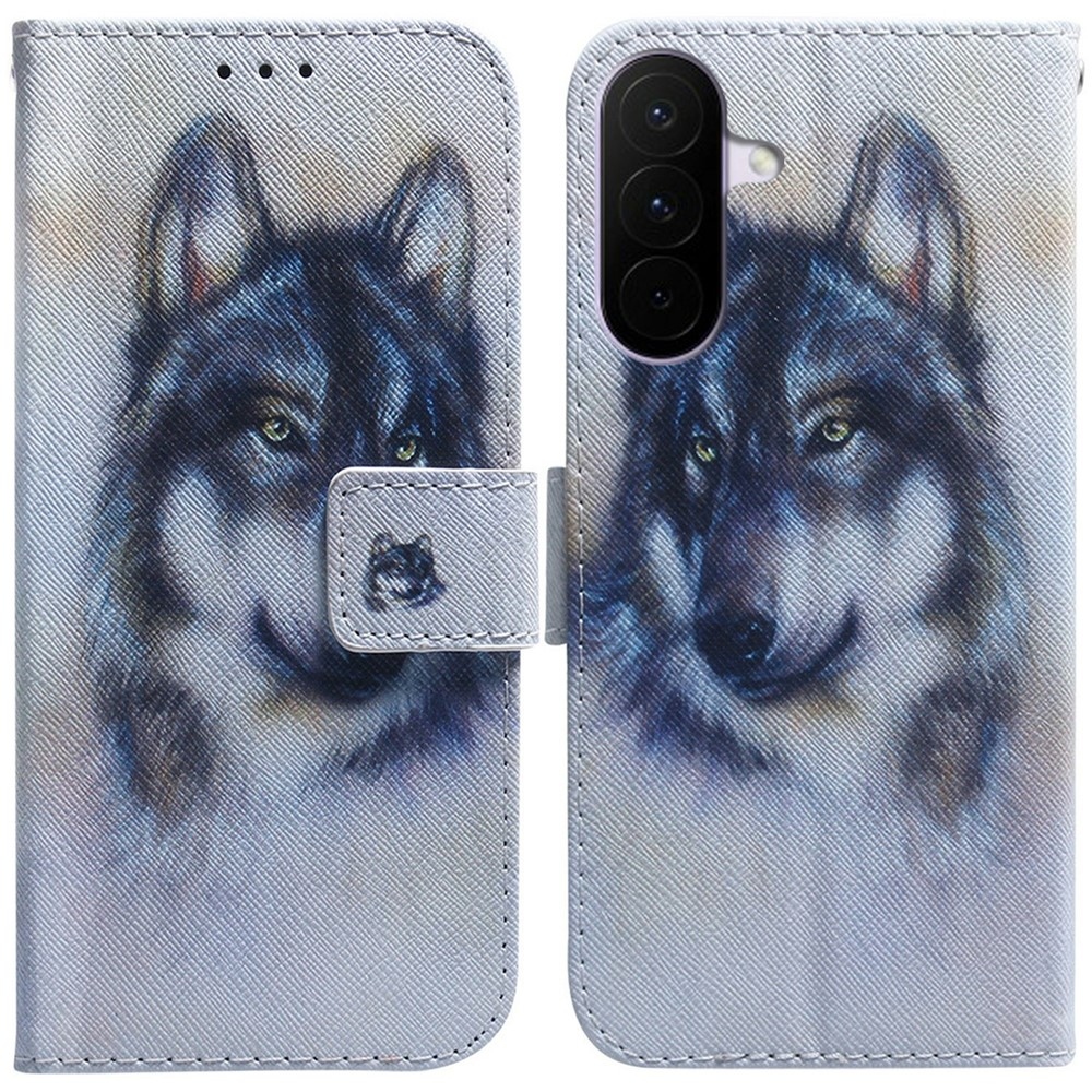 Printy knížkové pouzdro na Samsung Galaxy A27 - vlk