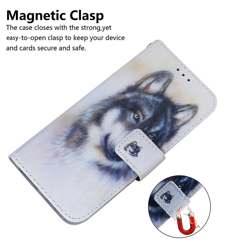 Printy knížkové pouzdro na Samsung Galaxy A27 - vlk