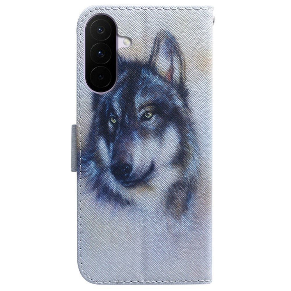Printy knížkové pouzdro na Samsung Galaxy A27 - vlk