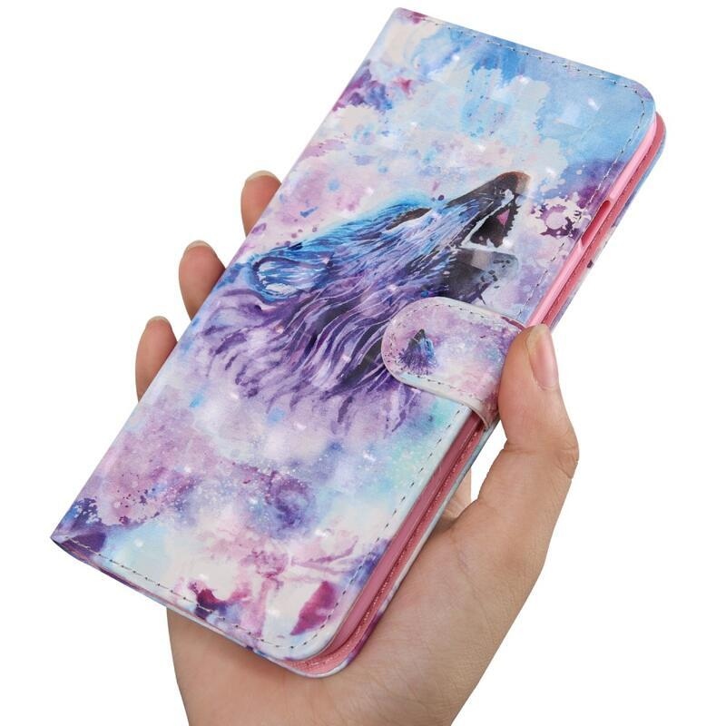 Printy peněženkové pouzdro na mobil Xiaomi Poco M4 Pro 5G/Redmi Note 11S 5G - vyjící vlk
