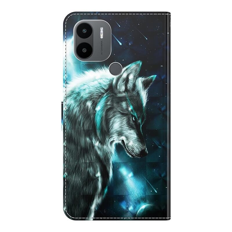 Printy peněženkové pouzdro na mobil Xiaomi Redmi A1+/A2+ - vlk