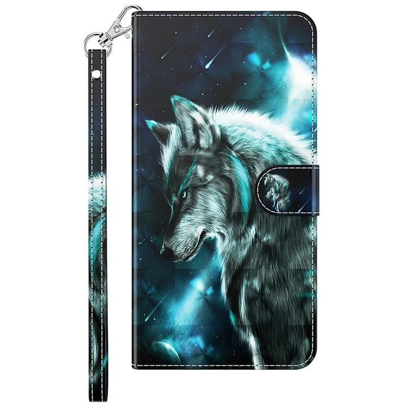 Printy peněženkové pouzdro na mobil Xiaomi Redmi A1+/A2+ - vlk