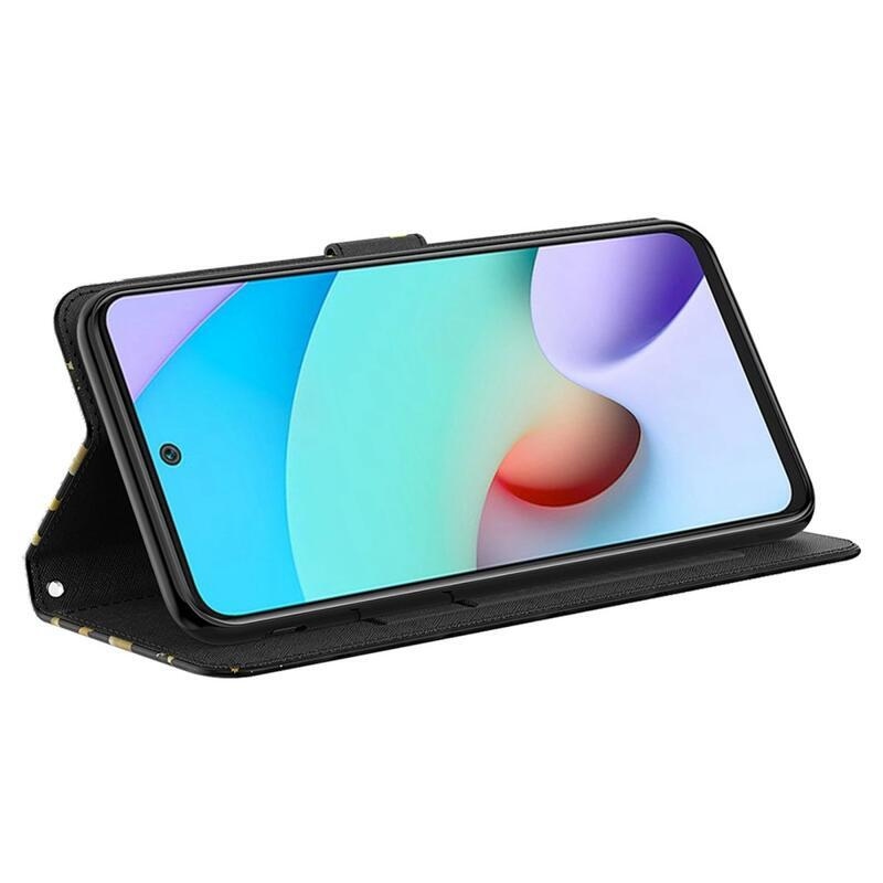 Printy peněženkové pouzdro na mobil Xiaomi Redmi A1+/A2+ - zlatí motýli