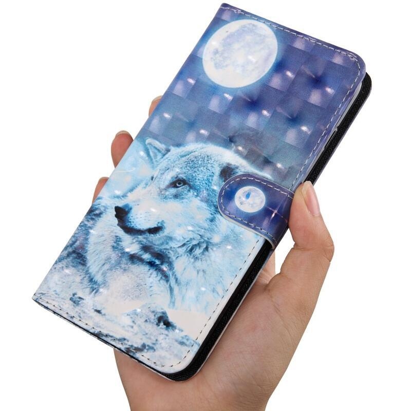 Printy peněženkové pouzdro na mobilní telefon iPhone 13 Pro Max - polární vlk