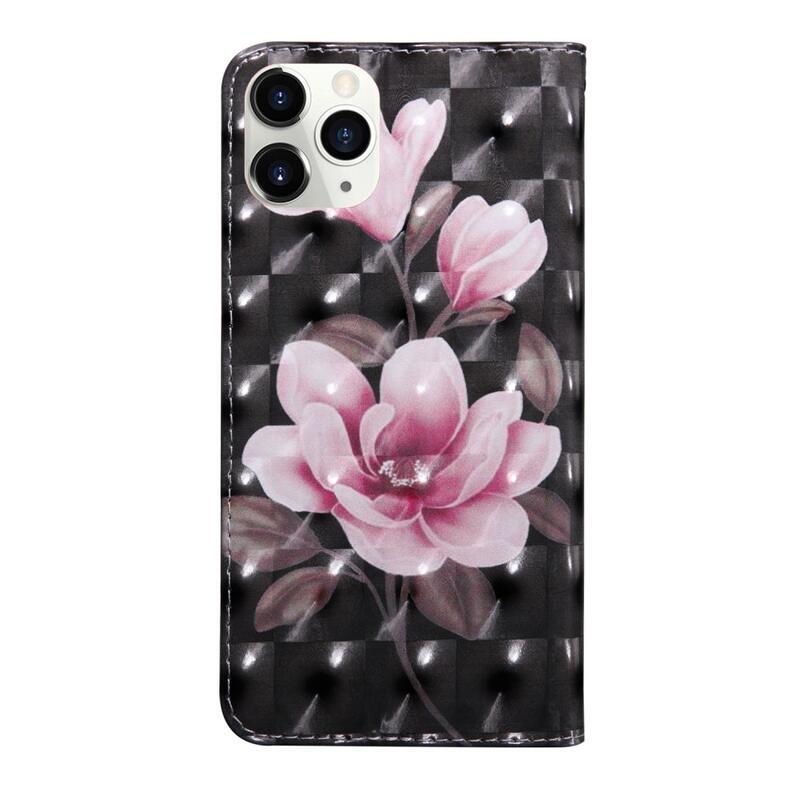 Printy peněženkové pouzdro na mobilní telefon iPhone 13 Pro Max - růžový květ