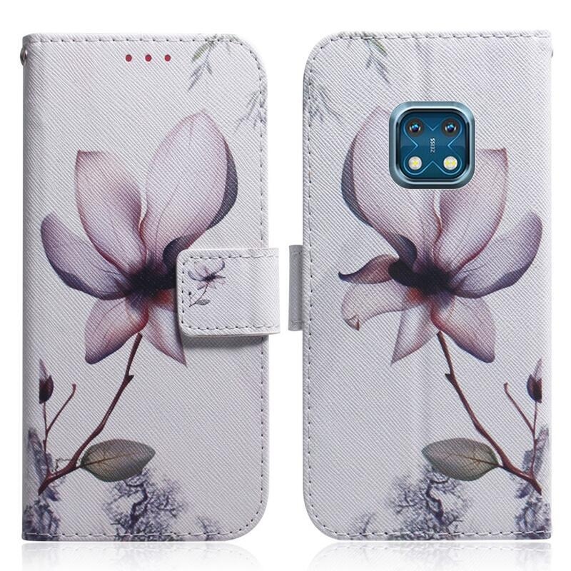 Printy peněženkové pouzdro na mobilní telefon Nokia XR20 - květ magnolie