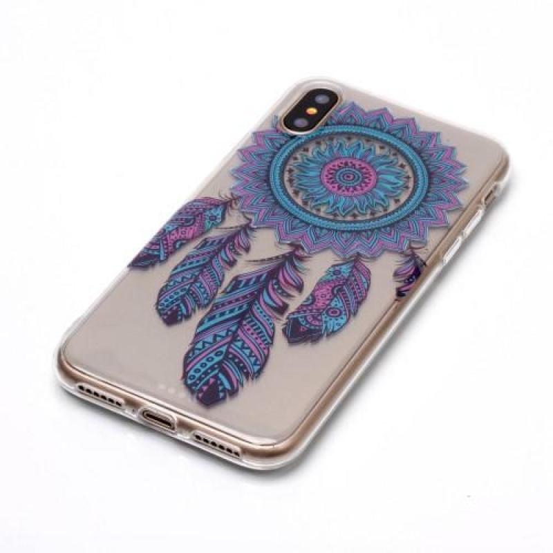 Printy průhledný gelový obal na iPhone X - dream - průhledný