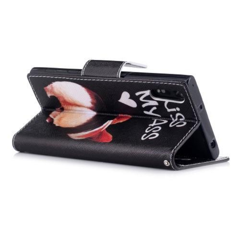 Printy PU kožené knížkové pouzdro na Sony Xperia XZ - prasátko