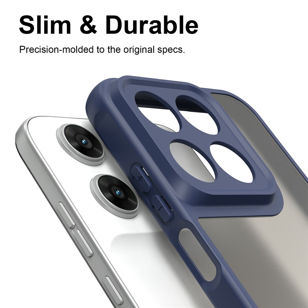 Proof gelový obal s pevnými zády na Motorola Moto G87 5G/G77 5G/G67 5G - modrý