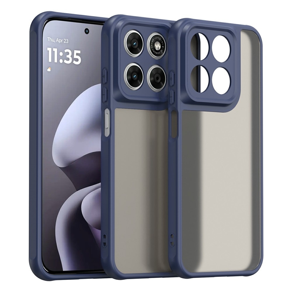 Proof gelový obal s pevnými zády na Motorola Moto G87 5G/G77 5G/G67 5G - modrý