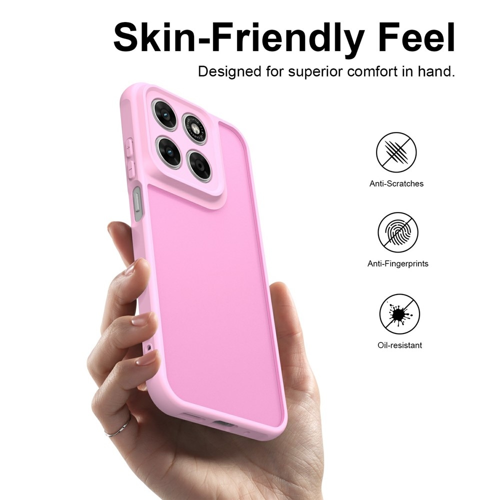 Proof gelový obal s pevnými zády na Motorola Moto G87 5G/G77 5G/G67 5G - světlefialový