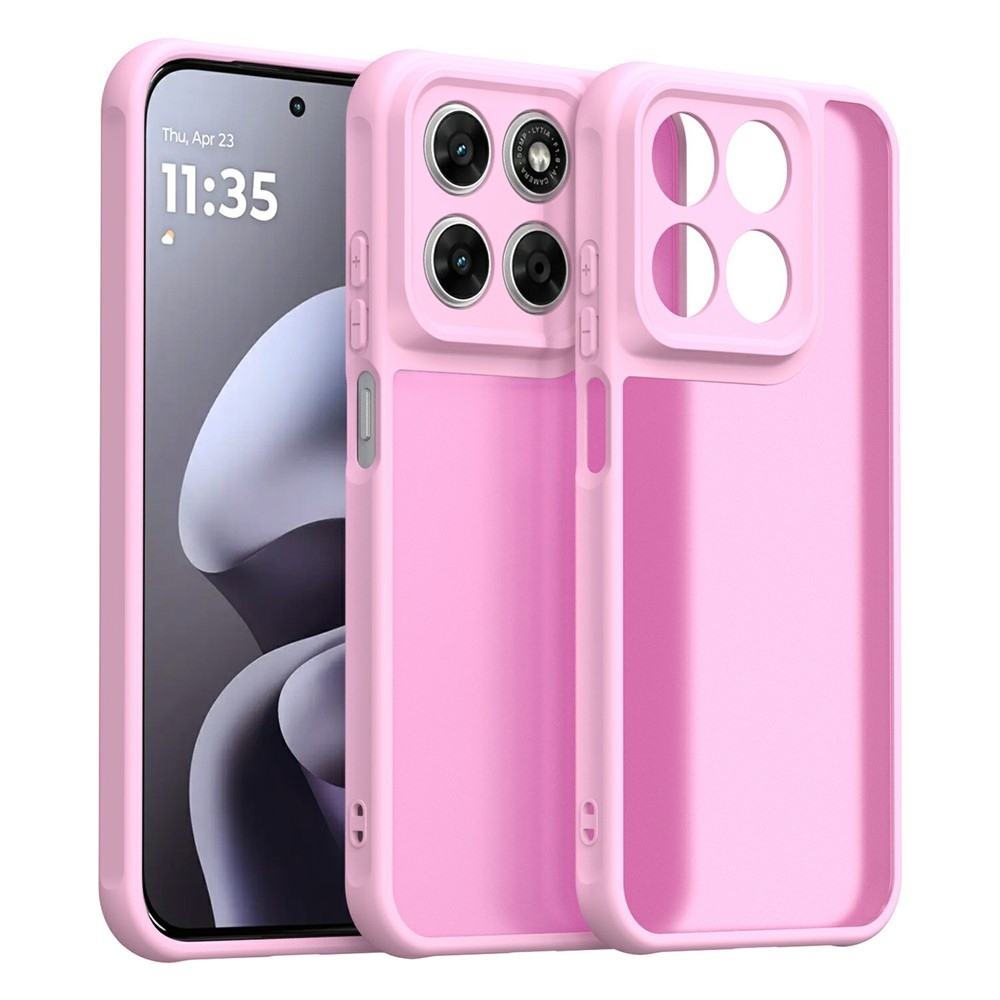 Proof gelový obal s pevnými zády na Motorola Moto G87 5G/G77 5G/G67 5G - světlefialový
