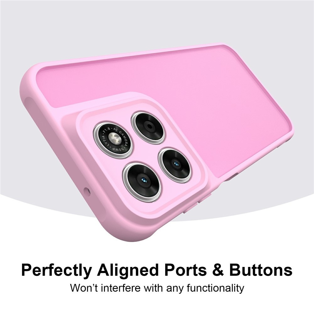 Proof gelový obal s pevnými zády na Motorola Moto G87 5G/G77 5G/G67 5G - světlefialový