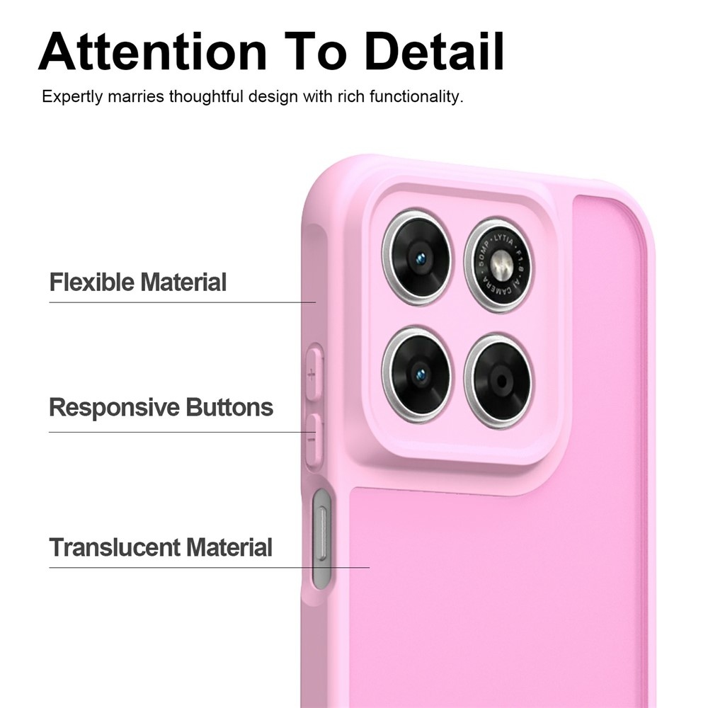 Proof gelový obal s pevnými zády na Motorola Moto G87 5G/G77 5G/G67 5G - světlefialový