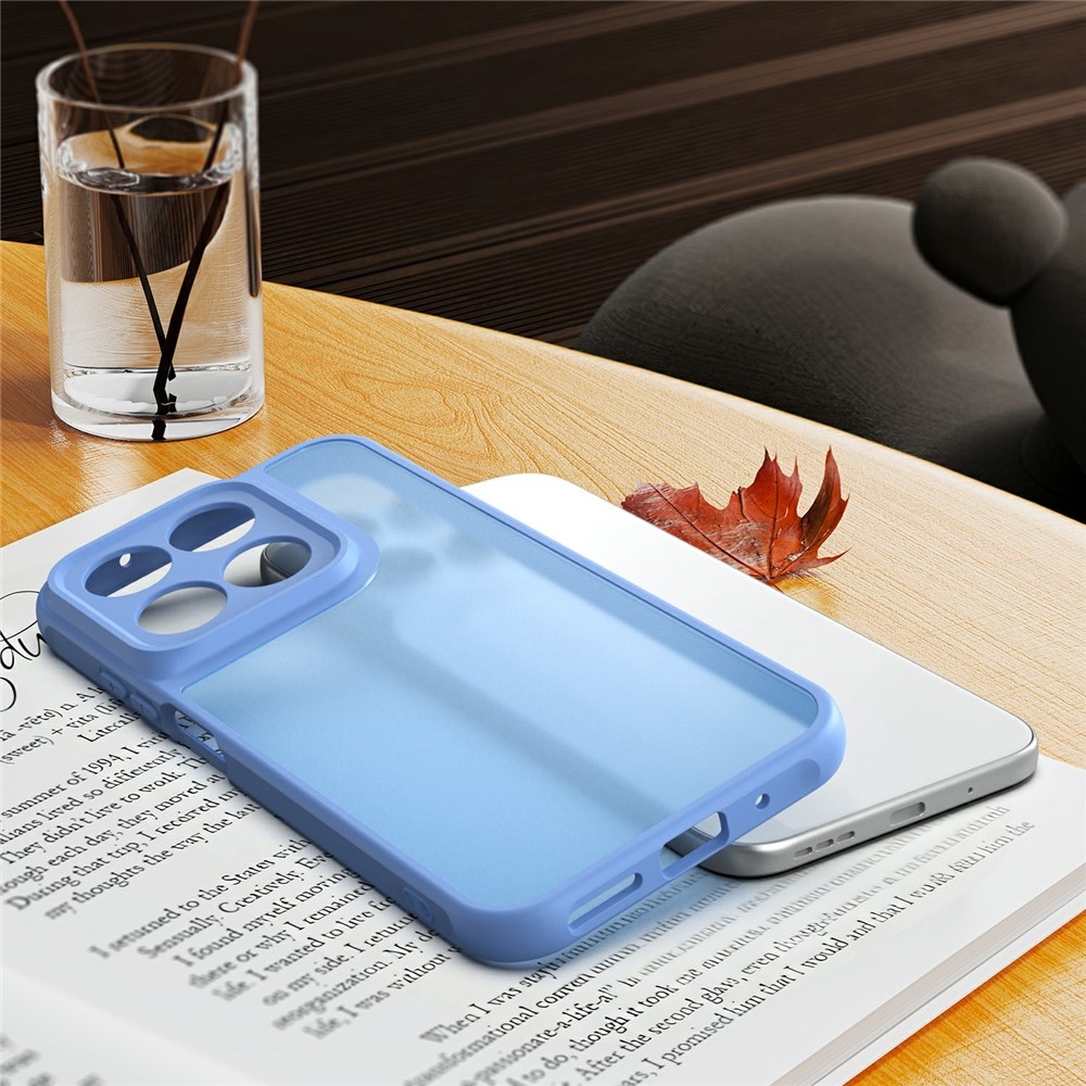 Proof gelový obal s pevnými zády na Motorola Moto G87 5G/G77 5G/G67 5G - světlemodrý