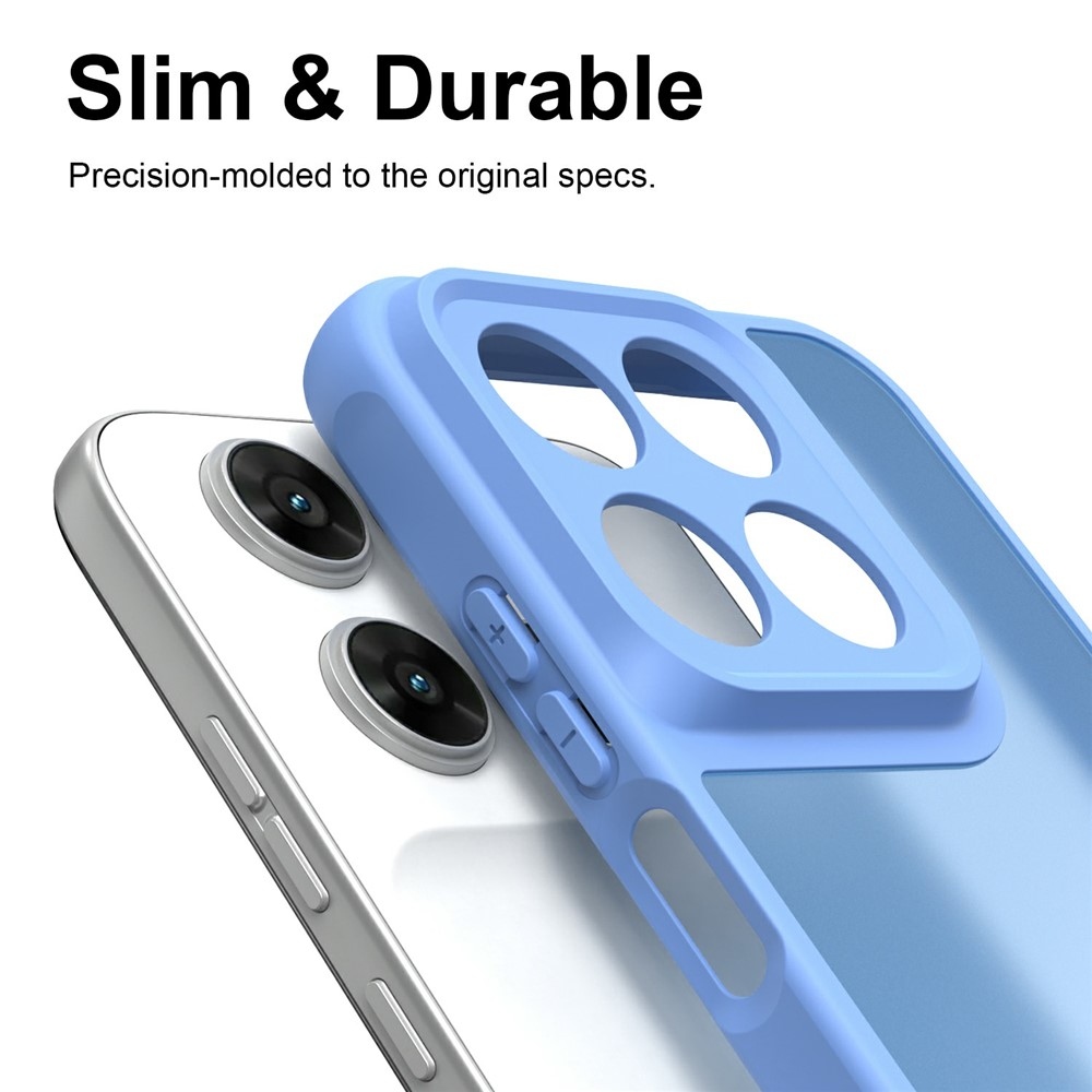 Proof gelový obal s pevnými zády na Motorola Moto G87 5G/G77 5G/G67 5G - světlemodrý