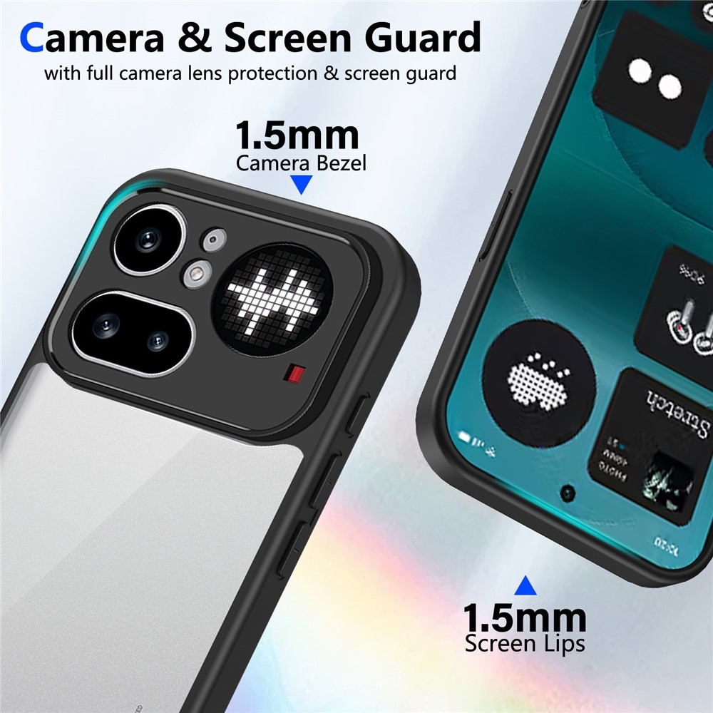 Proof gelový obal s pevnými zády na Nothing Phone (4a) Pro - černý