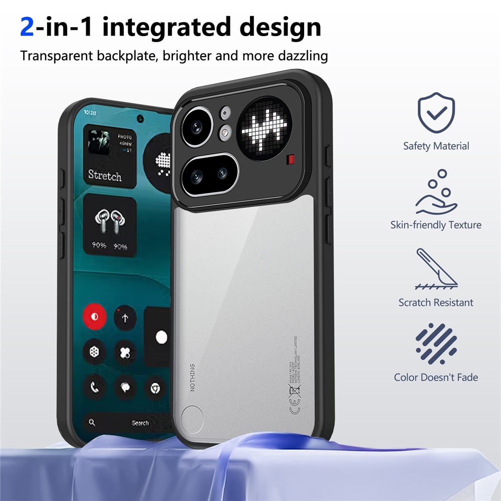 Proof gelový obal s pevnými zády na Nothing Phone (4a) Pro - černý