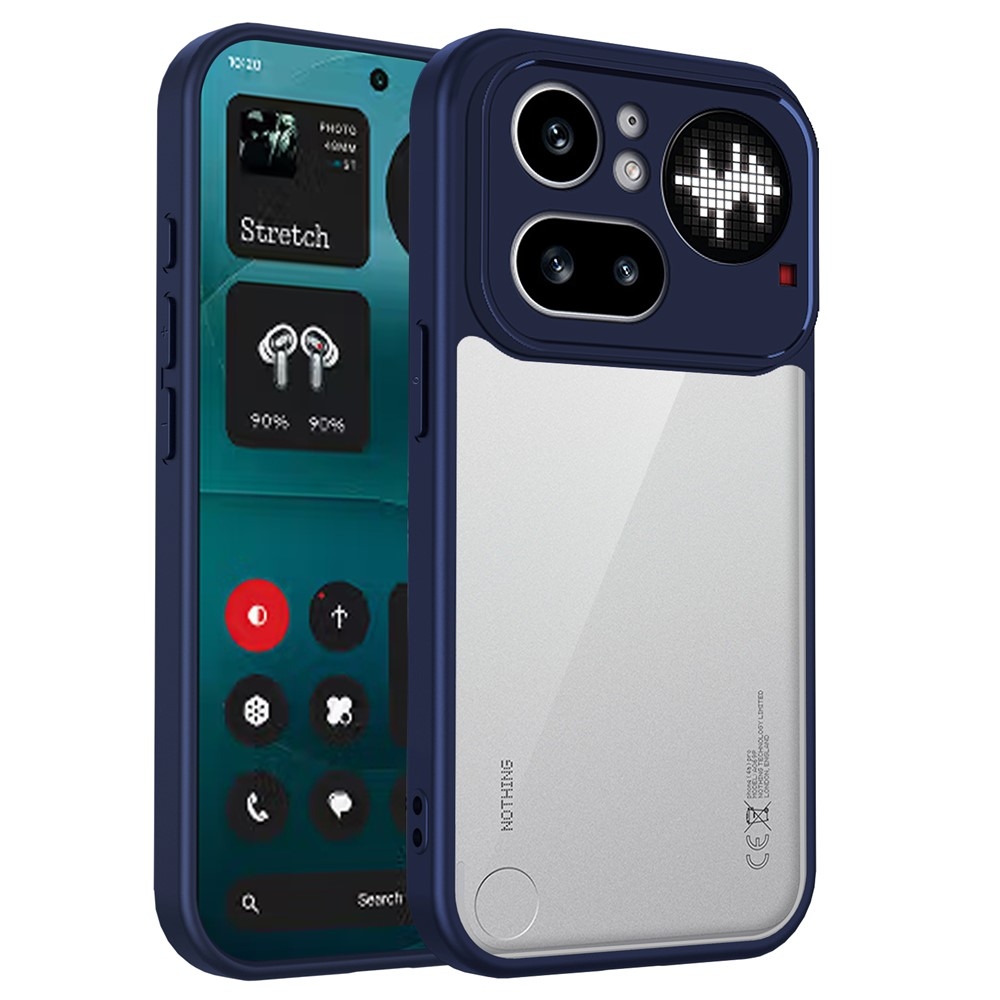 Proof gelový obal s pevnými zády na Nothing Phone (4a) Pro - modrý