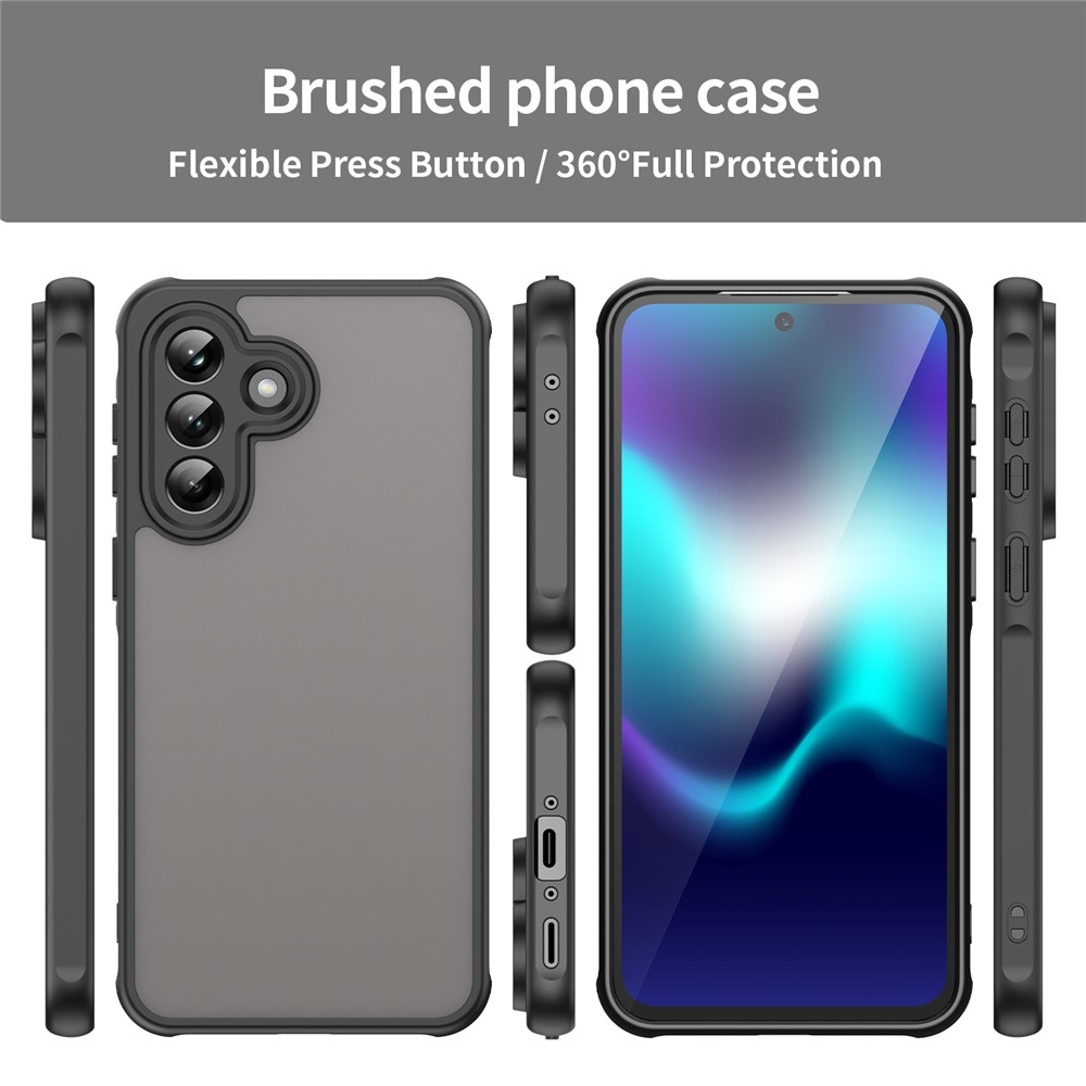 Proof gelový obal s pevnými zády na Samsung Galaxy A37 5G - černý