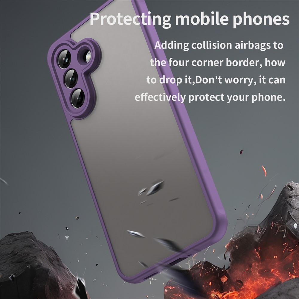 Proof gelový obal s pevnými zády na Samsung Galaxy A37 5G - fialový