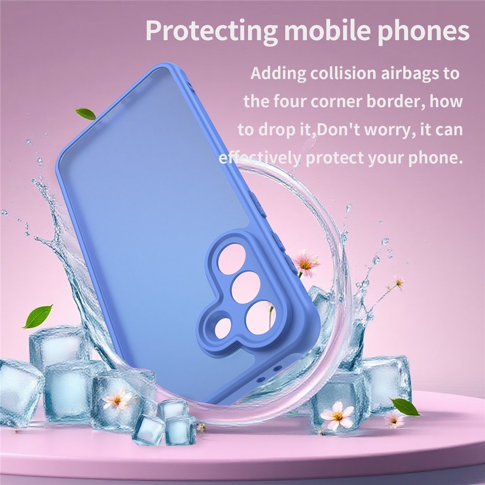 Proof gelový obal s pevnými zády na Samsung Galaxy A37 5G - světlemodrý