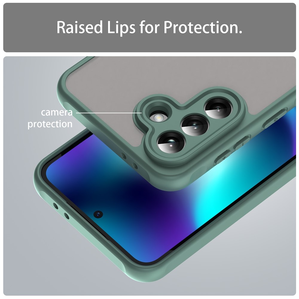 Proof gelový obal s pevnými zády na Samsung Galaxy A37 5G - zelený