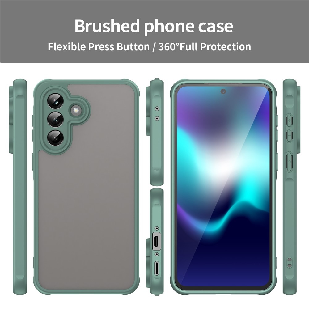 Proof gelový obal s pevnými zády na Samsung Galaxy A37 5G - zelený