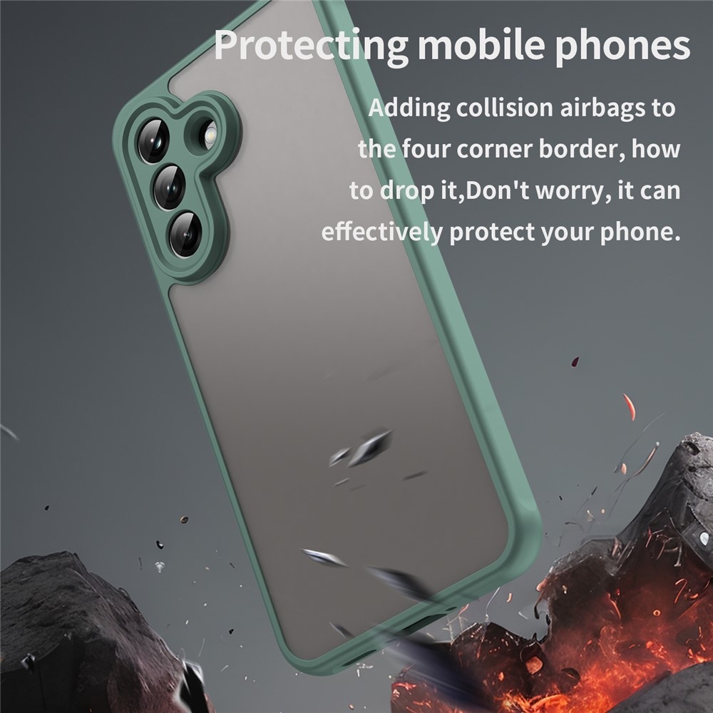 Proof gelový obal s pevnými zády na Samsung Galaxy A37 5G - zelený