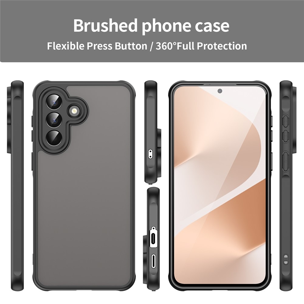 Proof gelový obal s pevnými zády na Samsung Galaxy A57 5G - černý