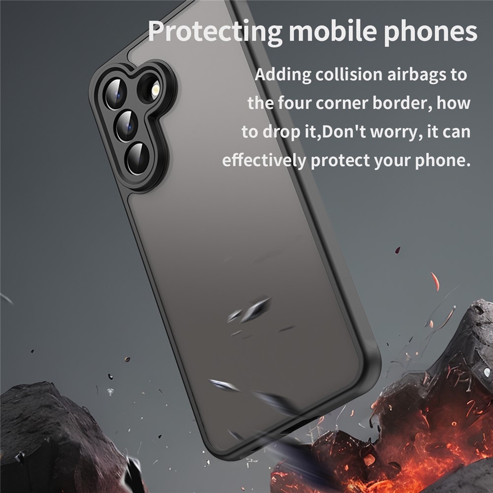 Proof gelový obal s pevnými zády na Samsung Galaxy A57 5G - černý