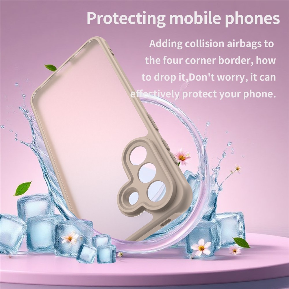 Proof gelový obal s pevnými zády na Samsung Galaxy A57 5G - oranžový