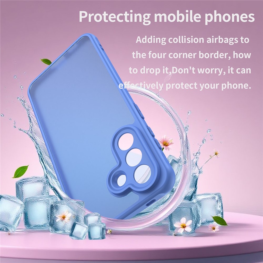 Proof gelový obal s pevnými zády na Samsung Galaxy A57 5G - světlemodrý