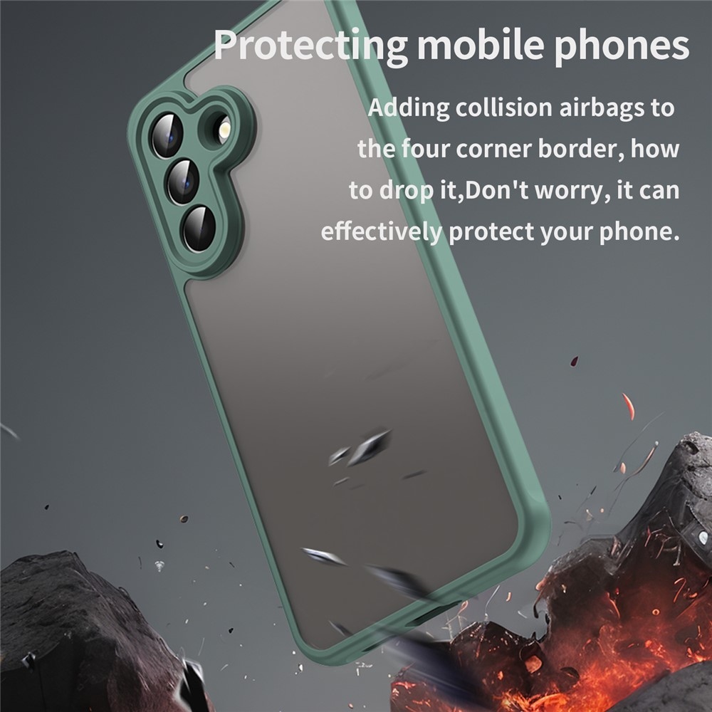 Proof gelový obal s pevnými zády na Samsung Galaxy A57 5G - zelený