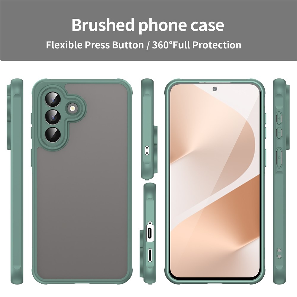 Proof gelový obal s pevnými zády na Samsung Galaxy A57 5G - zelený