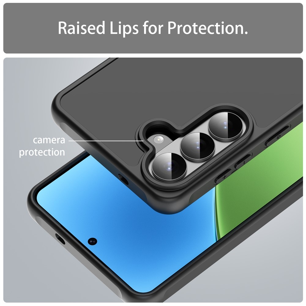 Proof gelový obal s pevnými zády na Samsung Galaxy S26 - černý/černý