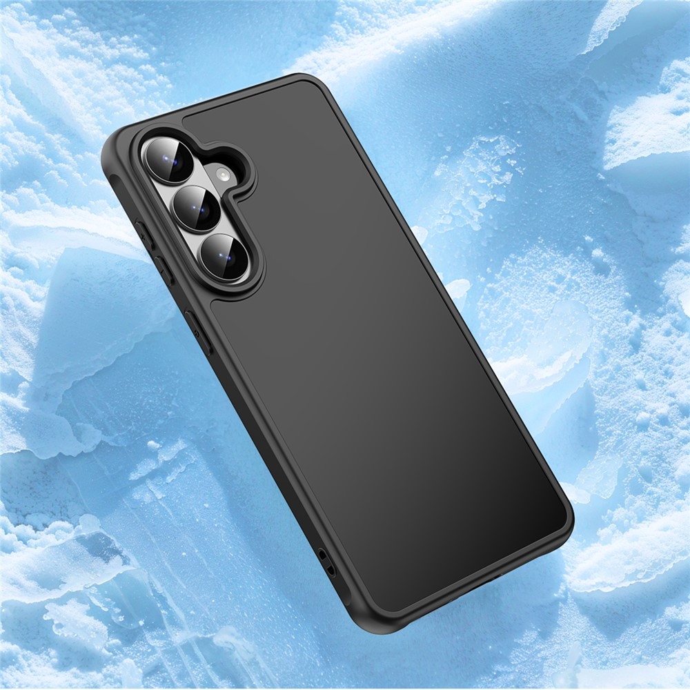 Proof gelový obal s pevnými zády na Samsung Galaxy S26 - černý/černý