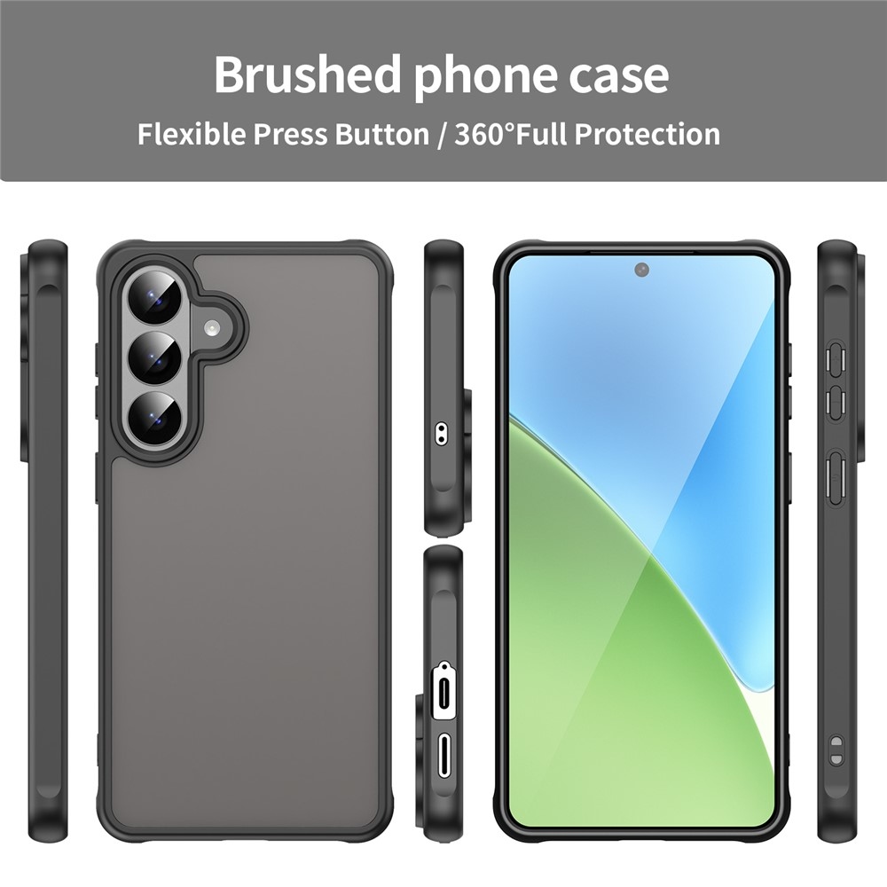 Proof gelový obal s pevnými zády na Samsung Galaxy S26 - černý