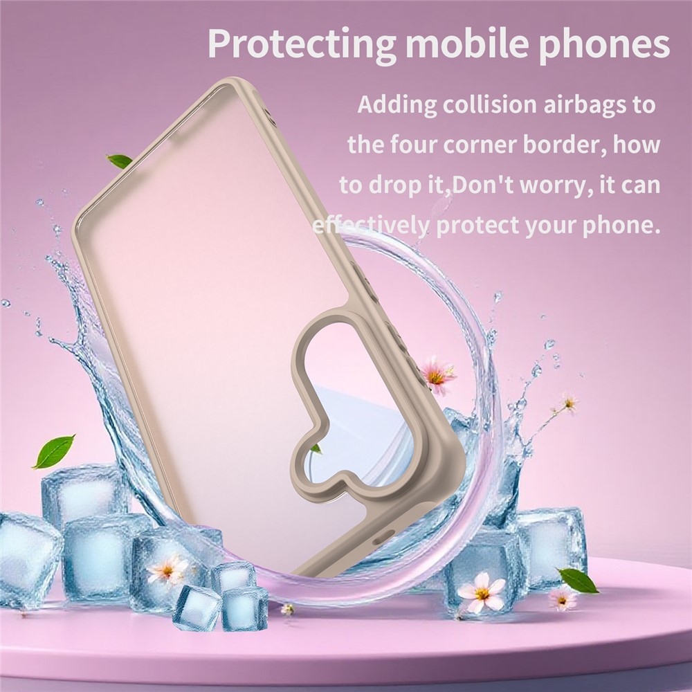 Proof gelový obal s pevnými zády na Samsung Galaxy S26 - oranžový