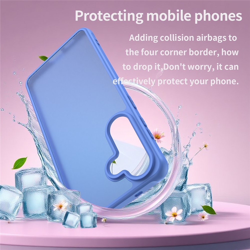 Proof gelový obal s pevnými zády na Samsung Galaxy S26 - světlemodrý