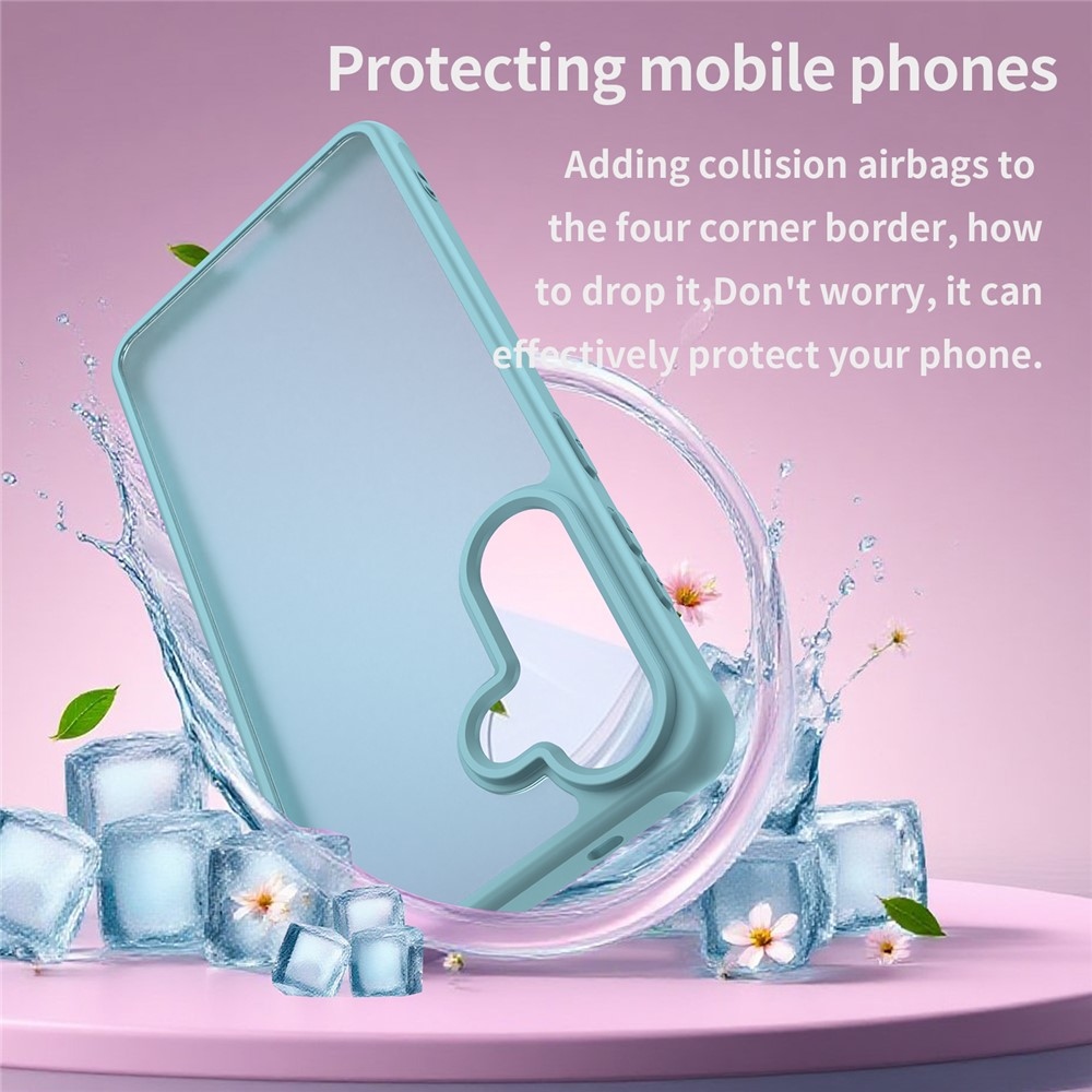 Proof gelový obal s pevnými zády na Samsung Galaxy S26 - světlezelený