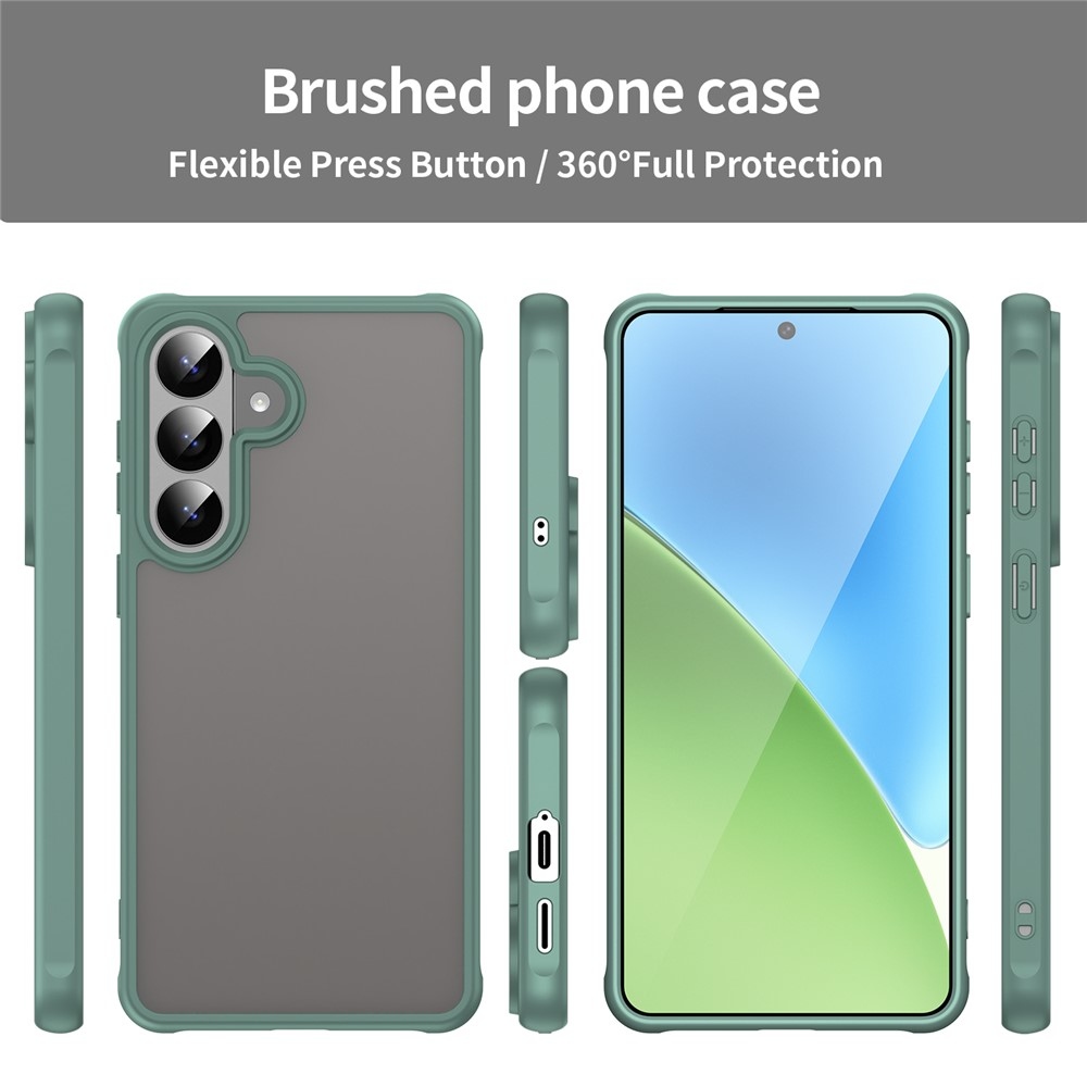 Proof gelový obal s pevnými zády na Samsung Galaxy S26 - zelený