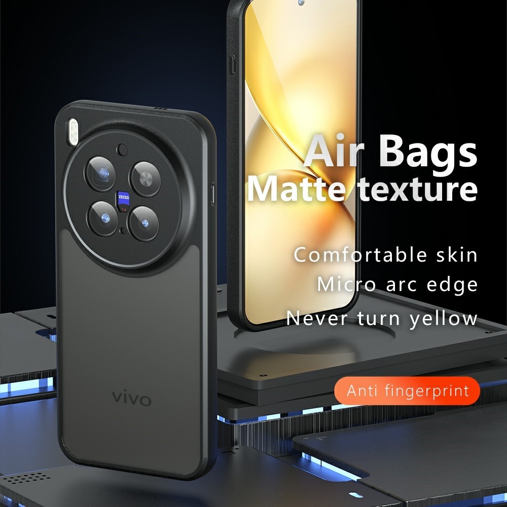 Proof gelový obal s pevnými zády na Vivo X300 Pro 5G - černý