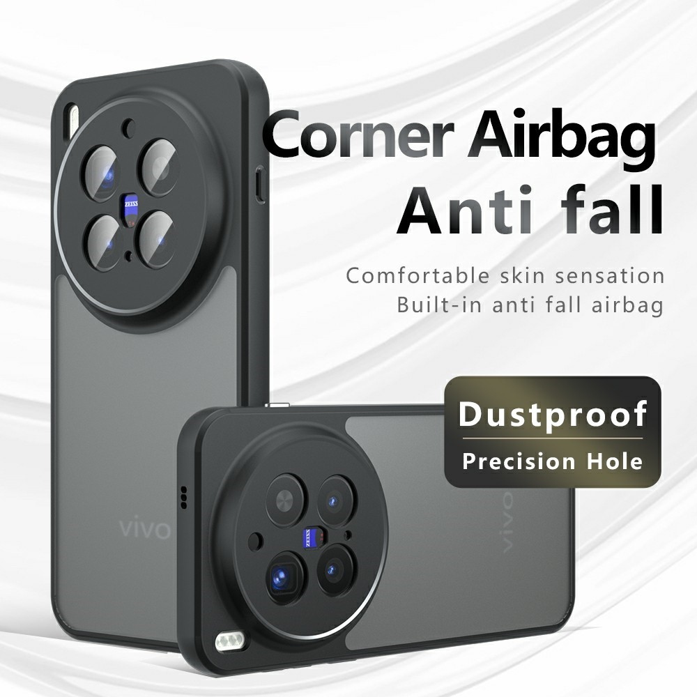 Proof gelový obal s pevnými zády na Vivo X300 Pro 5G - černý